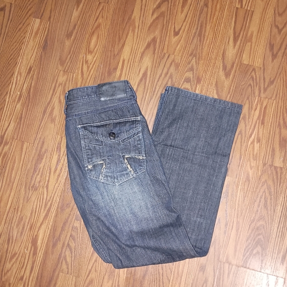 Helix slim boot cut men's jeans size 36x32 - Picture 1 of 6